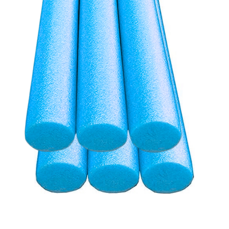 NOODLES of Noodles Foam Pool Swim Noodles NO Hole - 6 Pack - BLUE