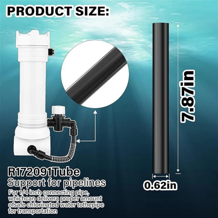 18" Tube for Inline Tablet Feeder | Reliable Replacement for Pool Sanitizers