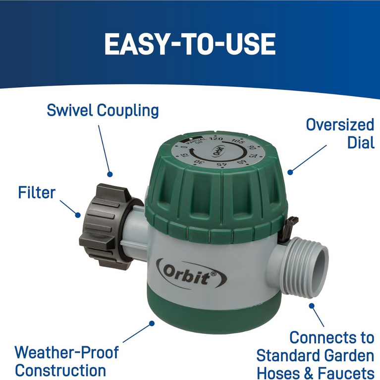 Orbit 62034 Mechanical Watering Hose Timer – Efficient and Easy Water Management