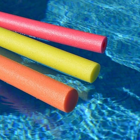 OODLES of Noodles Foam Pool Swim Noodles NO Hole - 6 Pack - Multicolor