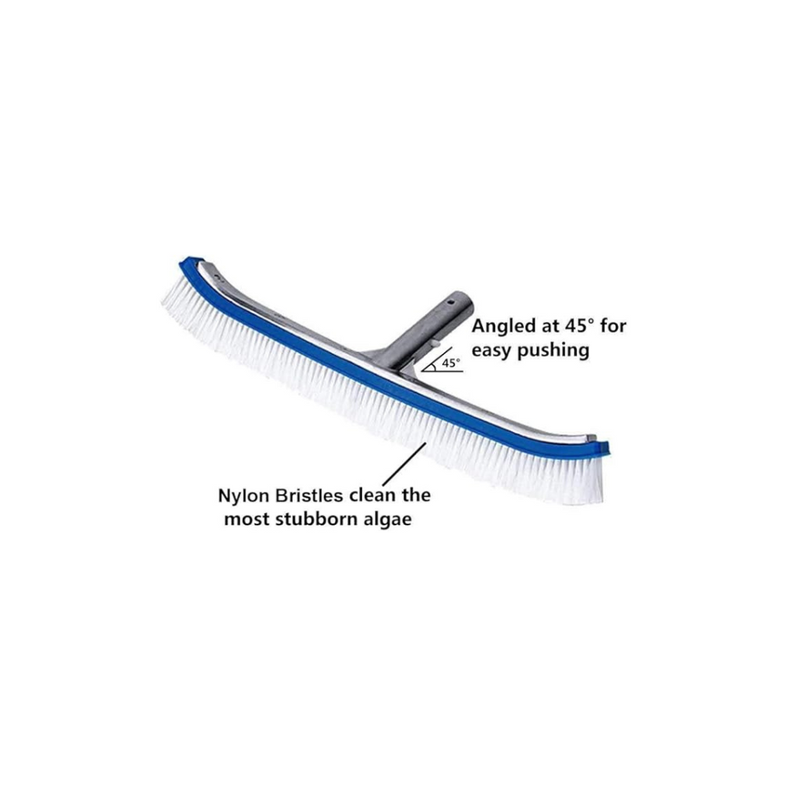 All Clear Pool Brush | Nylon Bristles | 18-Inch Wide