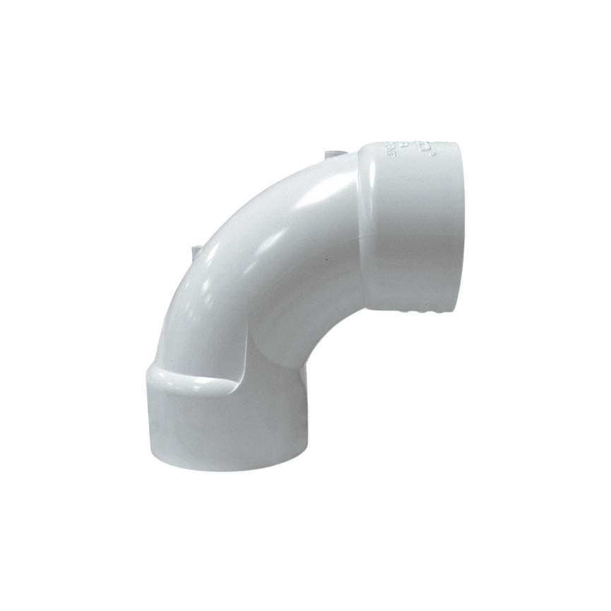 Lasco 2" Schedule 40 PVC 90-Degree Elbow – Slip x Slip Fitting for Pool, Spa, and Irrigation Systems