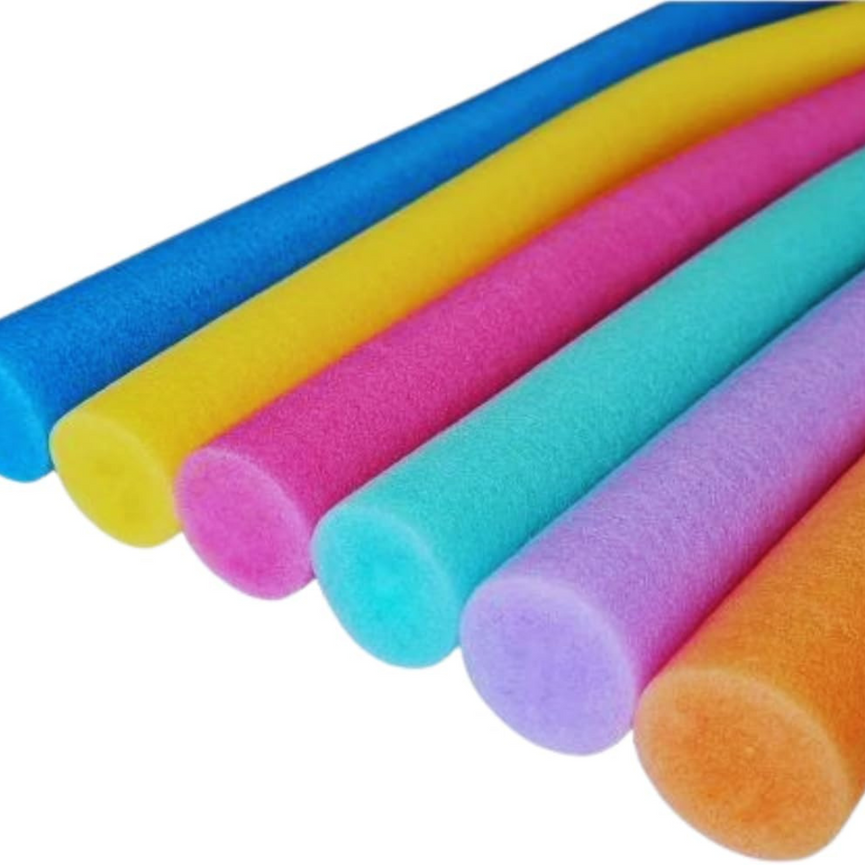 OODLES of Noodles Foam Pool Swim Noodles NO Hole - 6 Pack - Multicolor