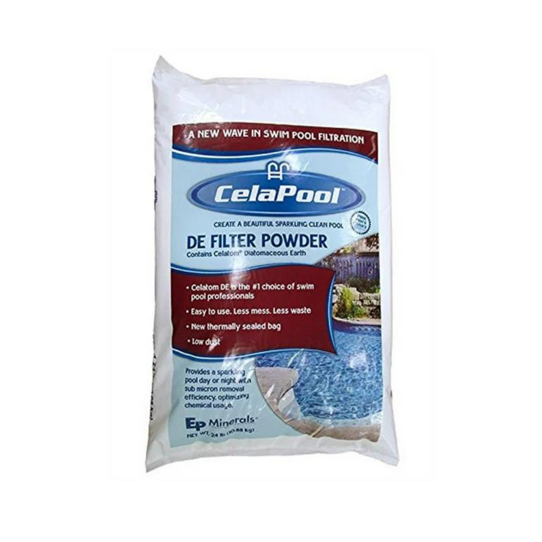 CelaPool Low Dust Swimming Pool D.E. Filter Media, 6lbs. Bag