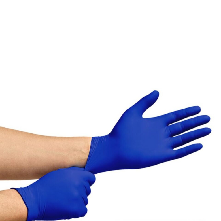 Inspire Nitrile Medical Examination Gloves, XXL, 100 Count – Cobalt Blue