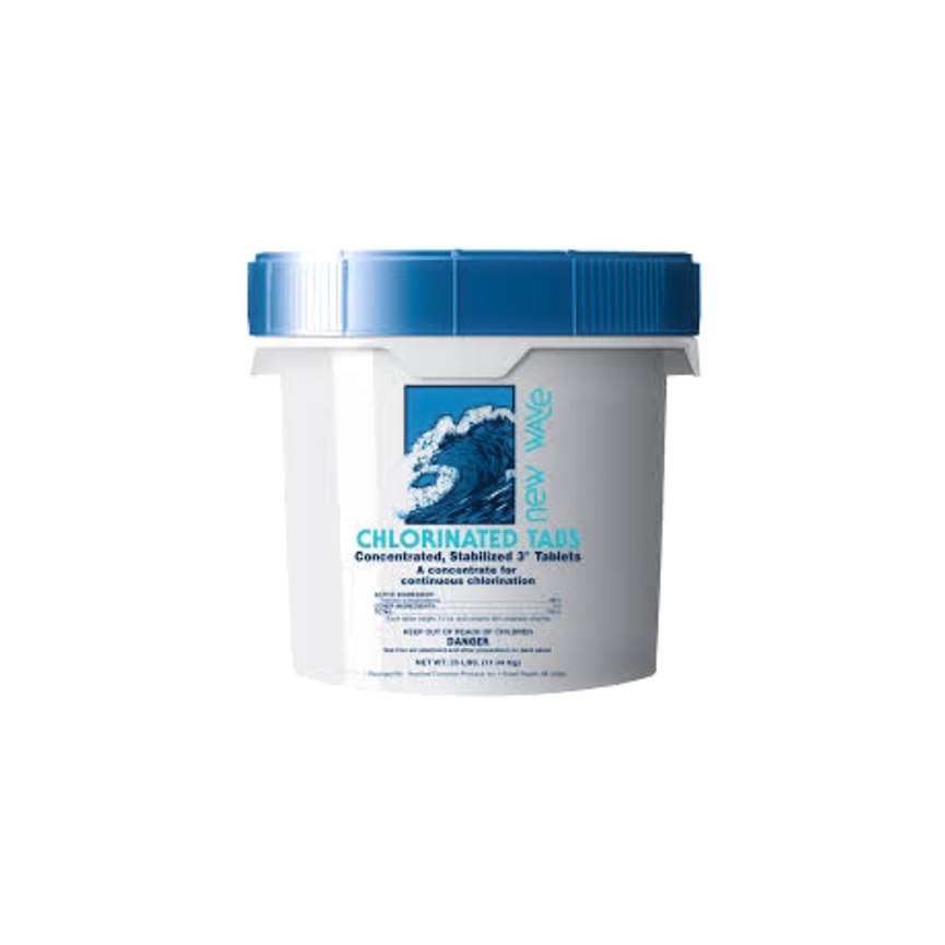 New Wave 3" Chlorinated Tablets - 25 lbs