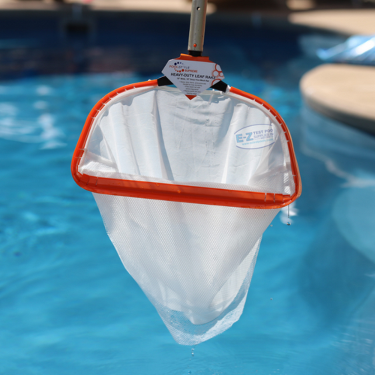 PoolStyle PS870 18″ Supreme Series Leaf Rake with Fine Mesh Net