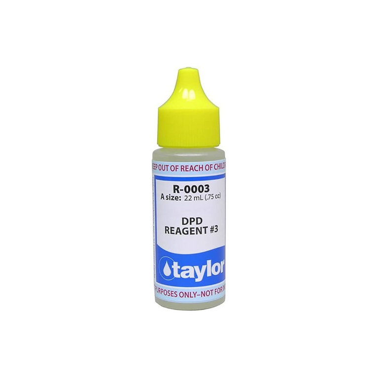 Taylor R-0003 DPD Reagent #3 – .75 oz Dropper Bottle