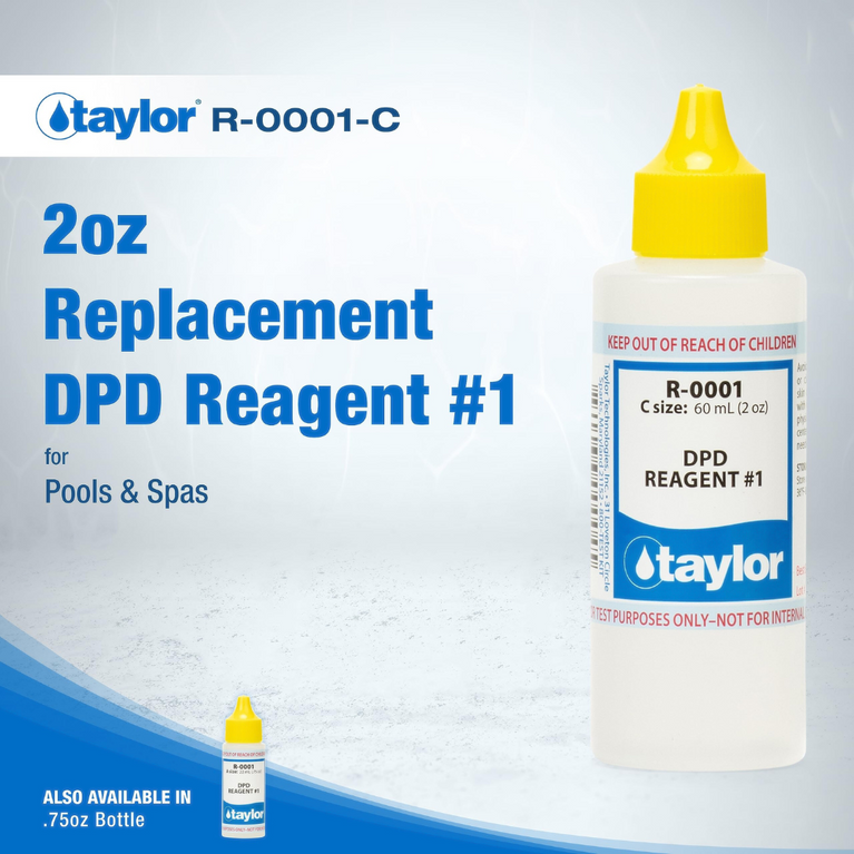 Taylor Technologies R-0001 DPD Solution No. 1 – 2 oz Dropper Bottle