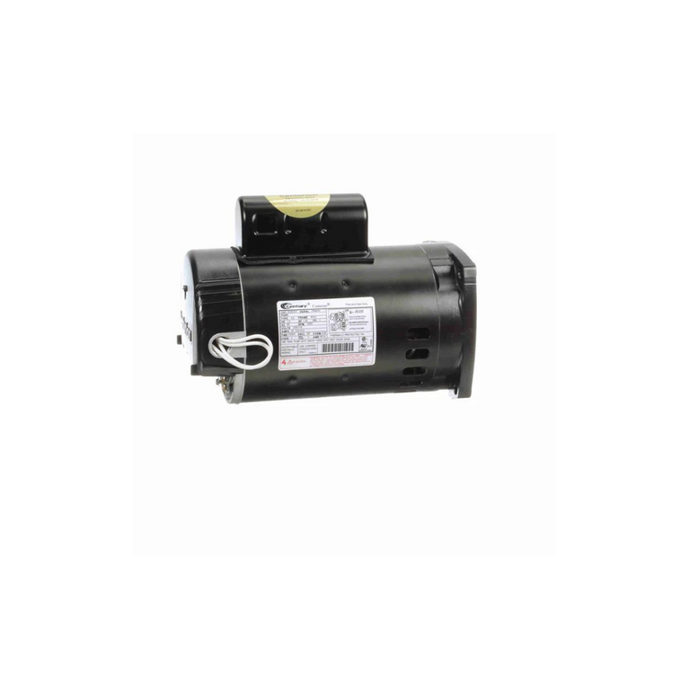 Century Square Flange Motor 1 HP 115/230V UR P56 ODP, B2853V1