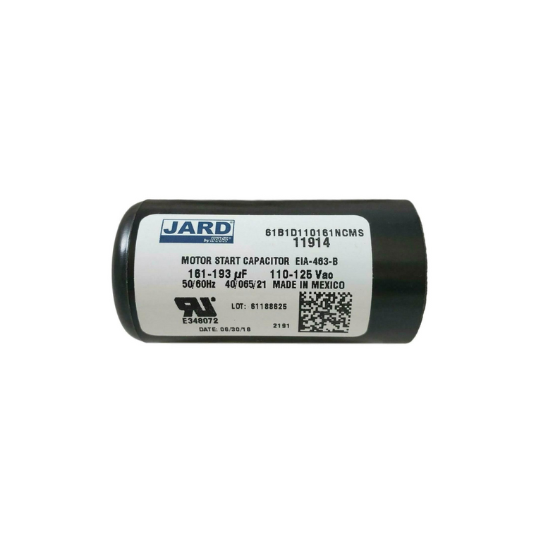 JARD Motor Start Capacitor Round 110-125V 161-193 MFD