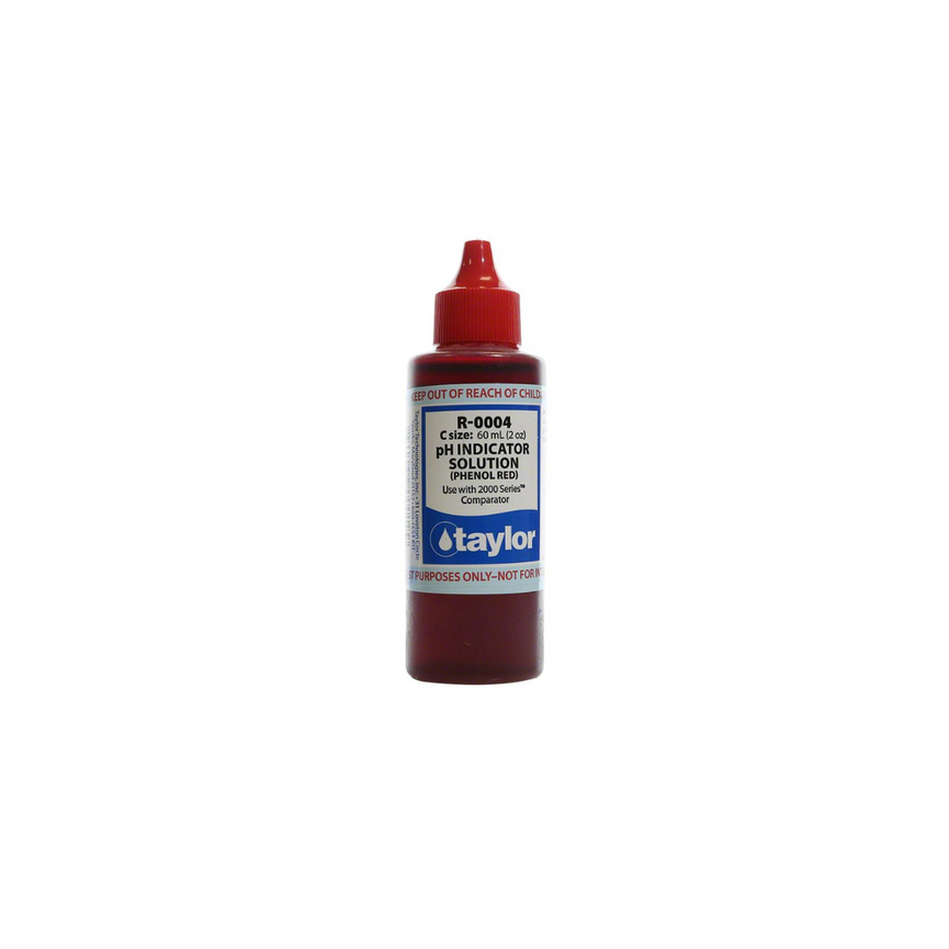 Taylor R-0004 pH Indicator Solution | 2 oz Dropper Bottle