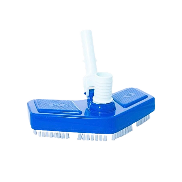 Weighted Pool Vacuum Head with Side Brushes, 11-Inch Wide – Ideal for Cleaning Corners and Pool Floors