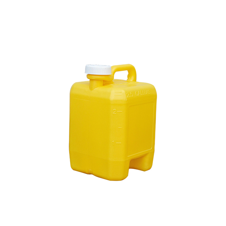 2.5 Gallon Yellow Jerry Jug - Premium Industrial-Grade Container