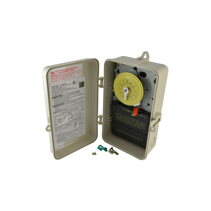 Mechanical Time Switch w/ Plastic Enclosure 208-277V – Reliable Timing Solution for Your Electrical Systems